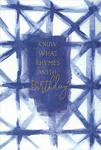 Happy Buddha Birthday Card - Funny & Humorous Pictura Rhyme Greeting Card for Birthdays - Perfect for Friends, Family & Spiritual Celebrations