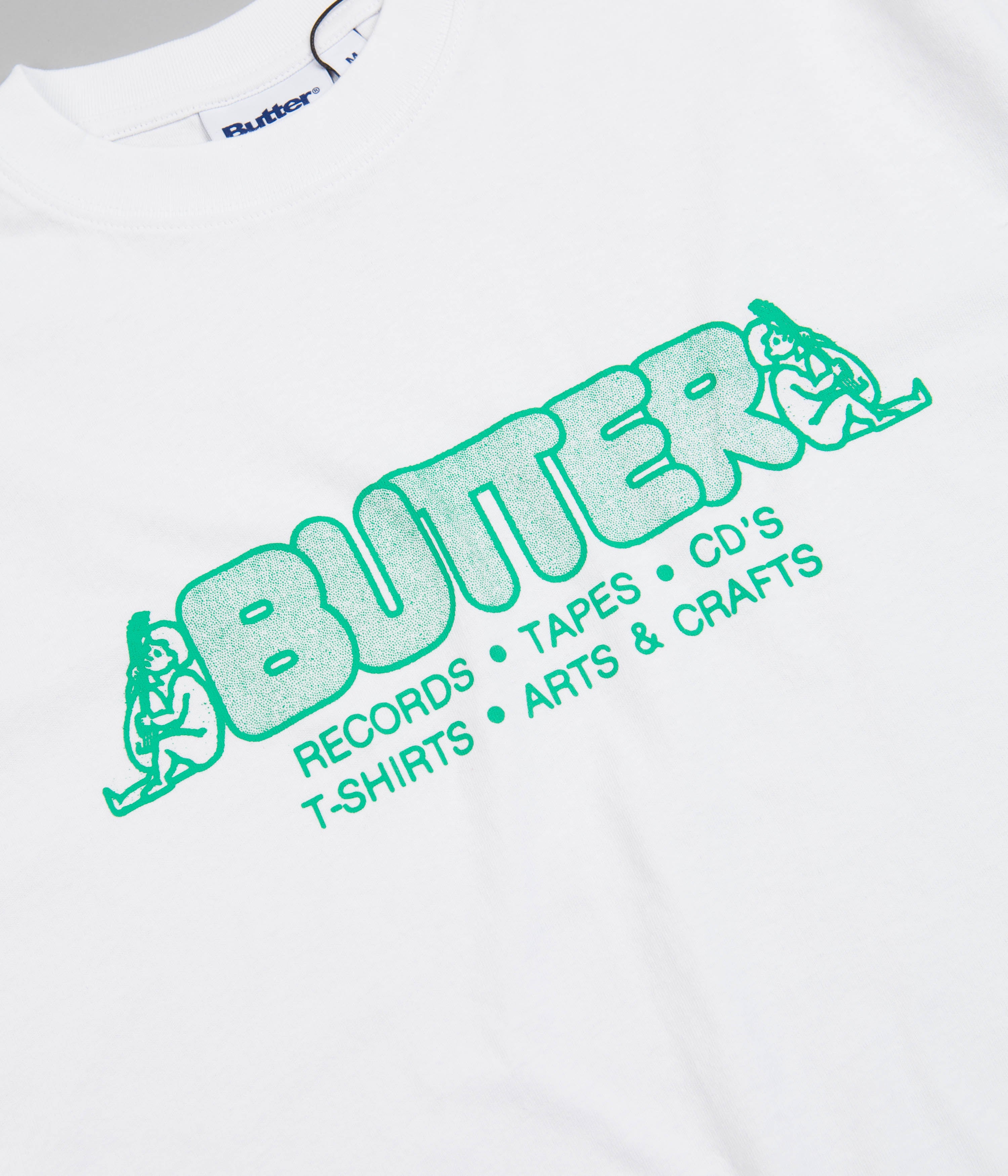Butter Goods Crafts T-Shirt for Men & Women - Premium Cotton White Tee - Casual Wear, Street Style, and Everyday Comfort