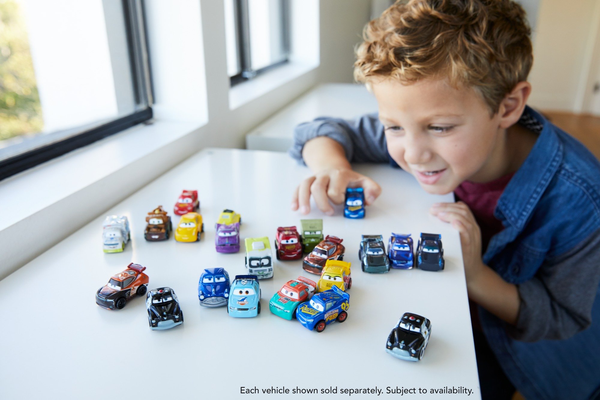Disney Cars Toys Mini Racers Metal Vehicles - 3 Pack Set of Lightning McQueen & Friends for Kids Collection & Play | Perfect for Birthday Gifts, Party Favors and Display