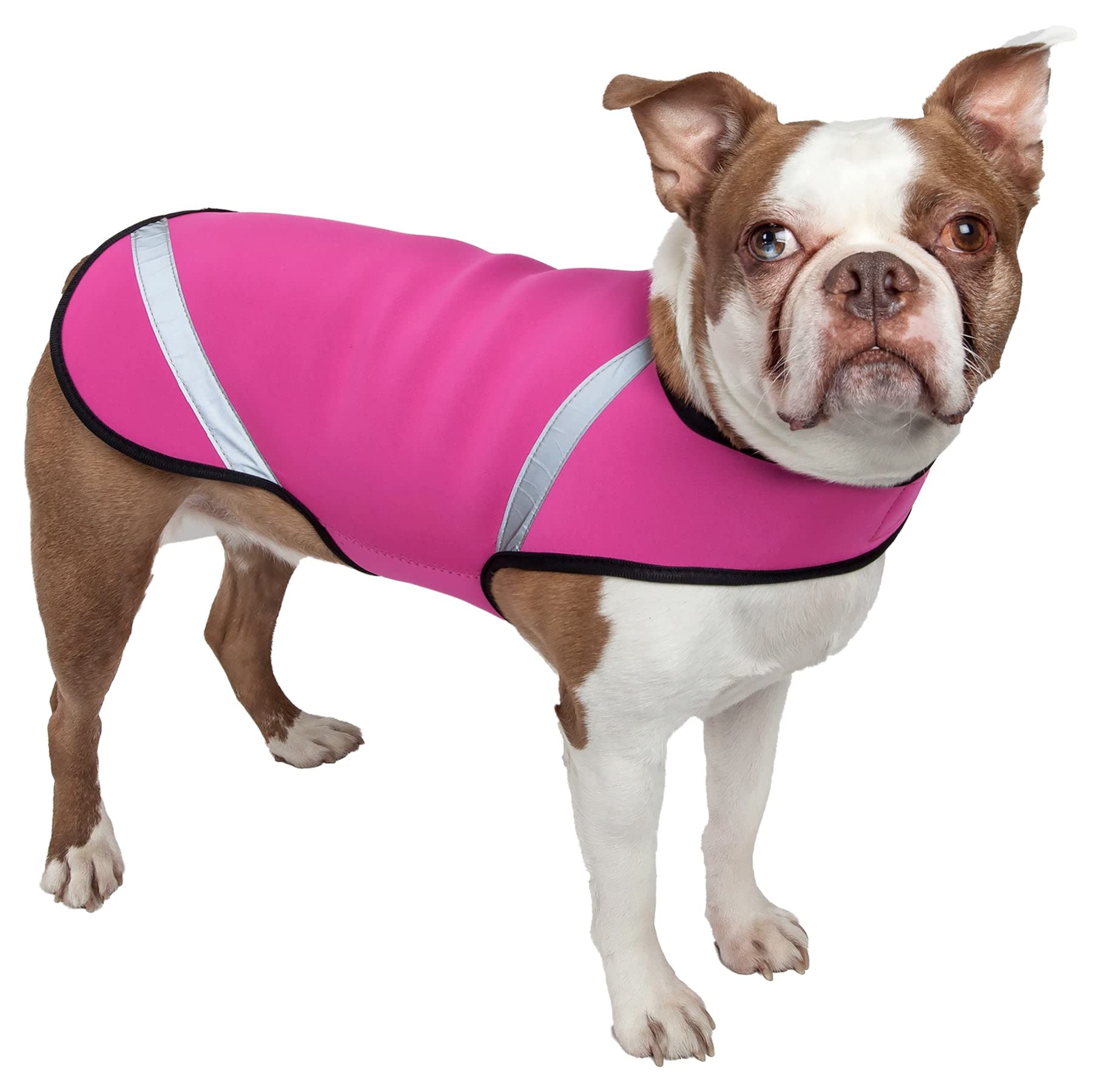 Extreme Softshell Neoprene Dog Coat with Reflective Strips - Waterproof Dog Jacket & Rash Guard for Small, Medium & Large Breeds - Perfect for Winter Walks, Outdoor Adventures & Nighttime Safety