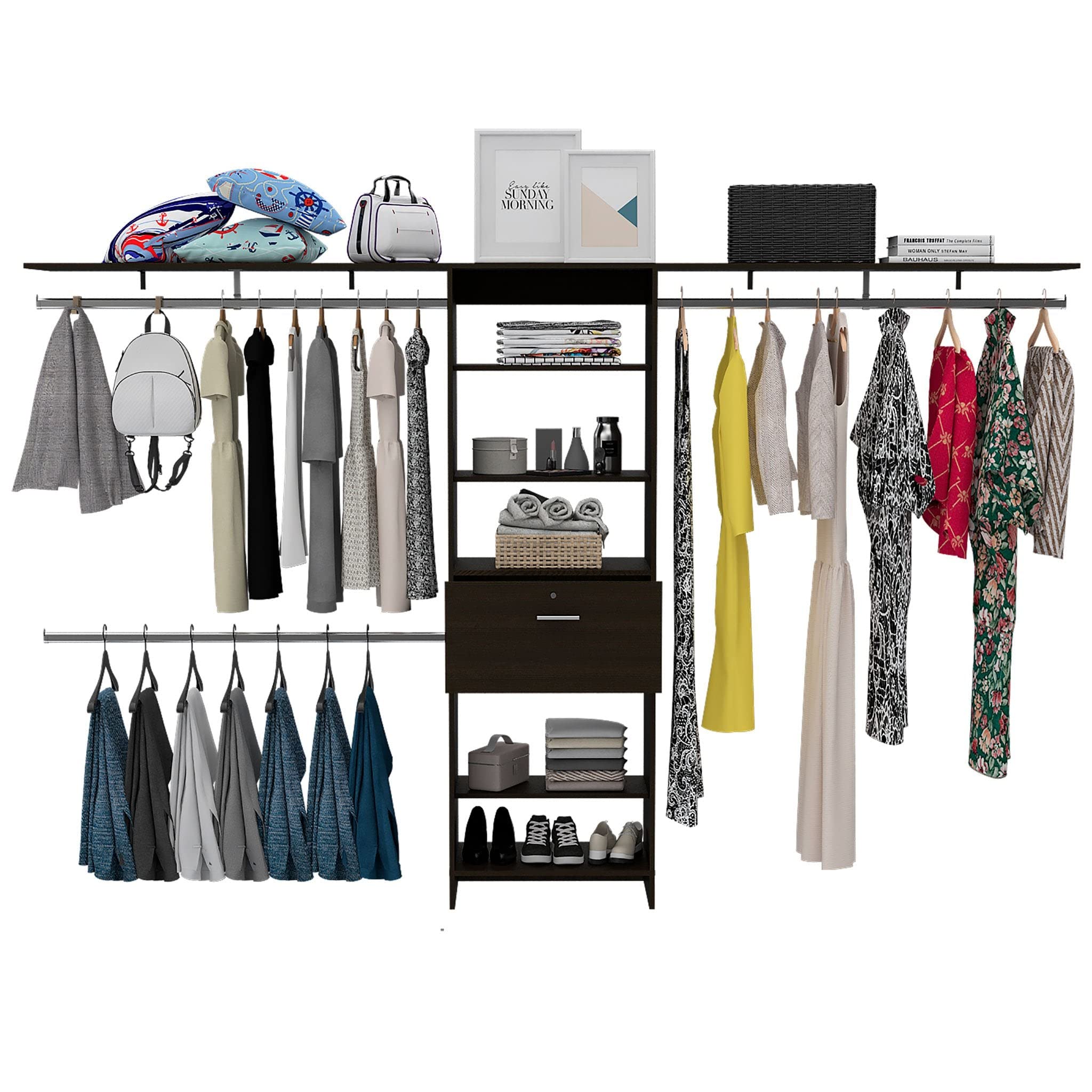 Broncos Closet 3-Drawer Storage Organizer for Bedroom - Perfect for Clothes, Accessories & Small Items Organization
