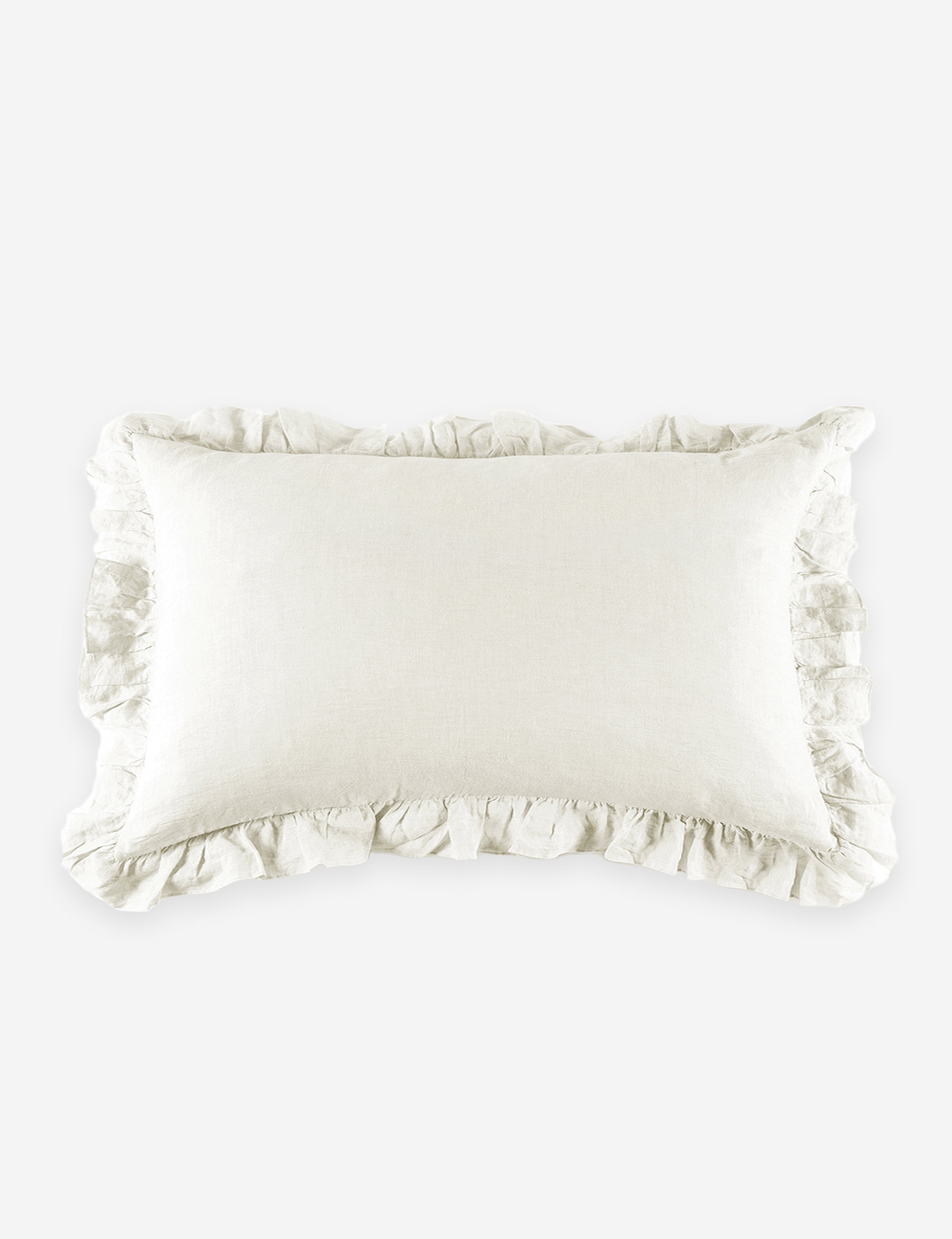 Charlie Linen Sham by Pom Pom at Home - Premium Decorative Pillow Cover for Bedroom & Living Room - Perfect for Farmhouse, Boho & Coastal Home Decor