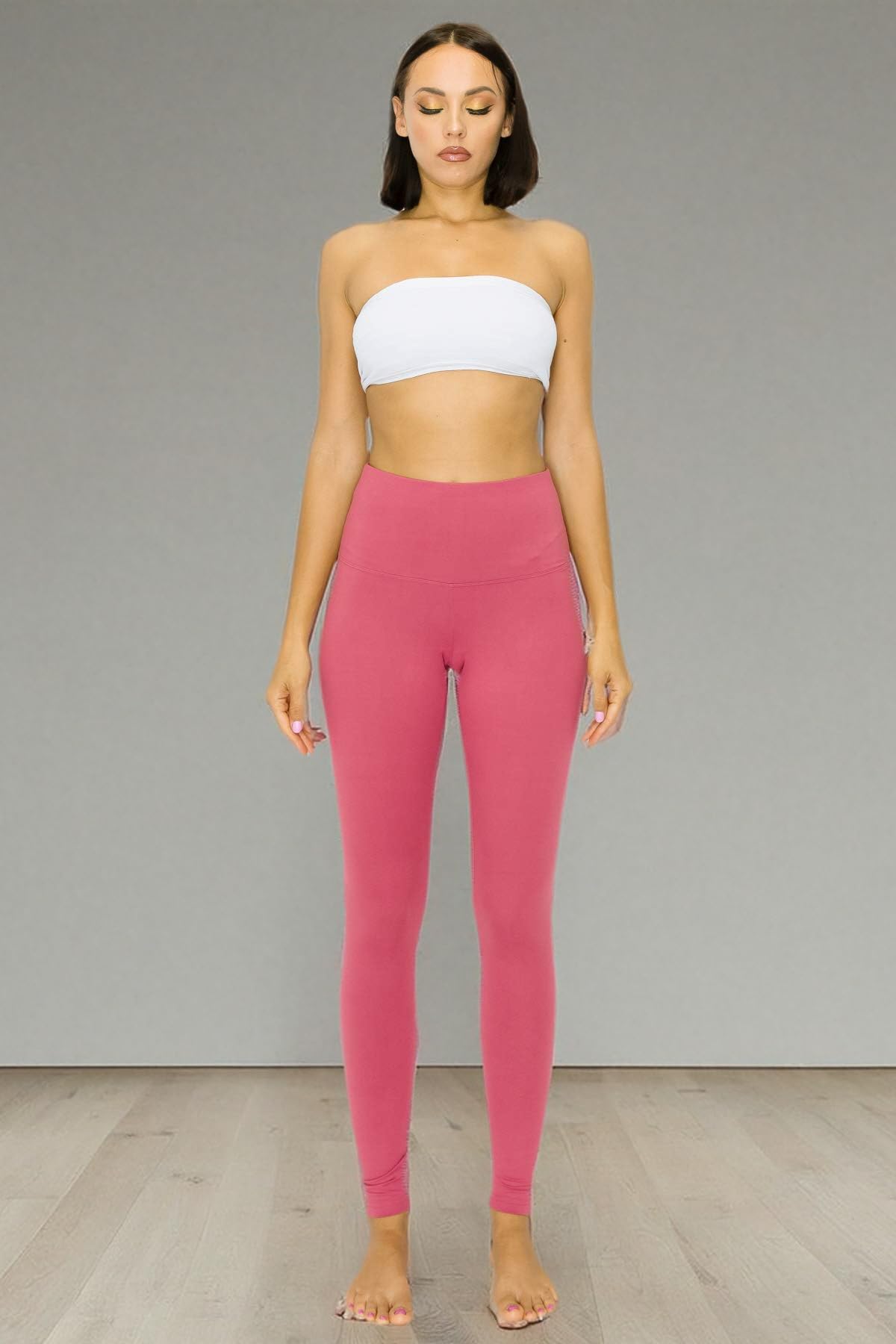 ActiveFlex High Waist Yoga Leggings for Women - 5” Comfort Waistband, Plus Size Available - Perfect for Workouts, Running & Lounge Wear