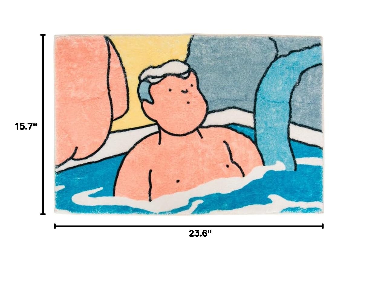 Ultra Soft Non-Slip Cartoon Bath Rug - 16