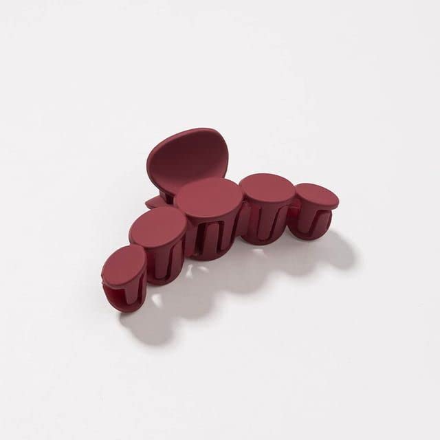 DENICRAAS Matte Hair Claws for Women - Large Hair Clips for Thick Hair (Pack of 4, Random Colors) - Perfect for Updos, Ponytails & Everyday Hairstyles