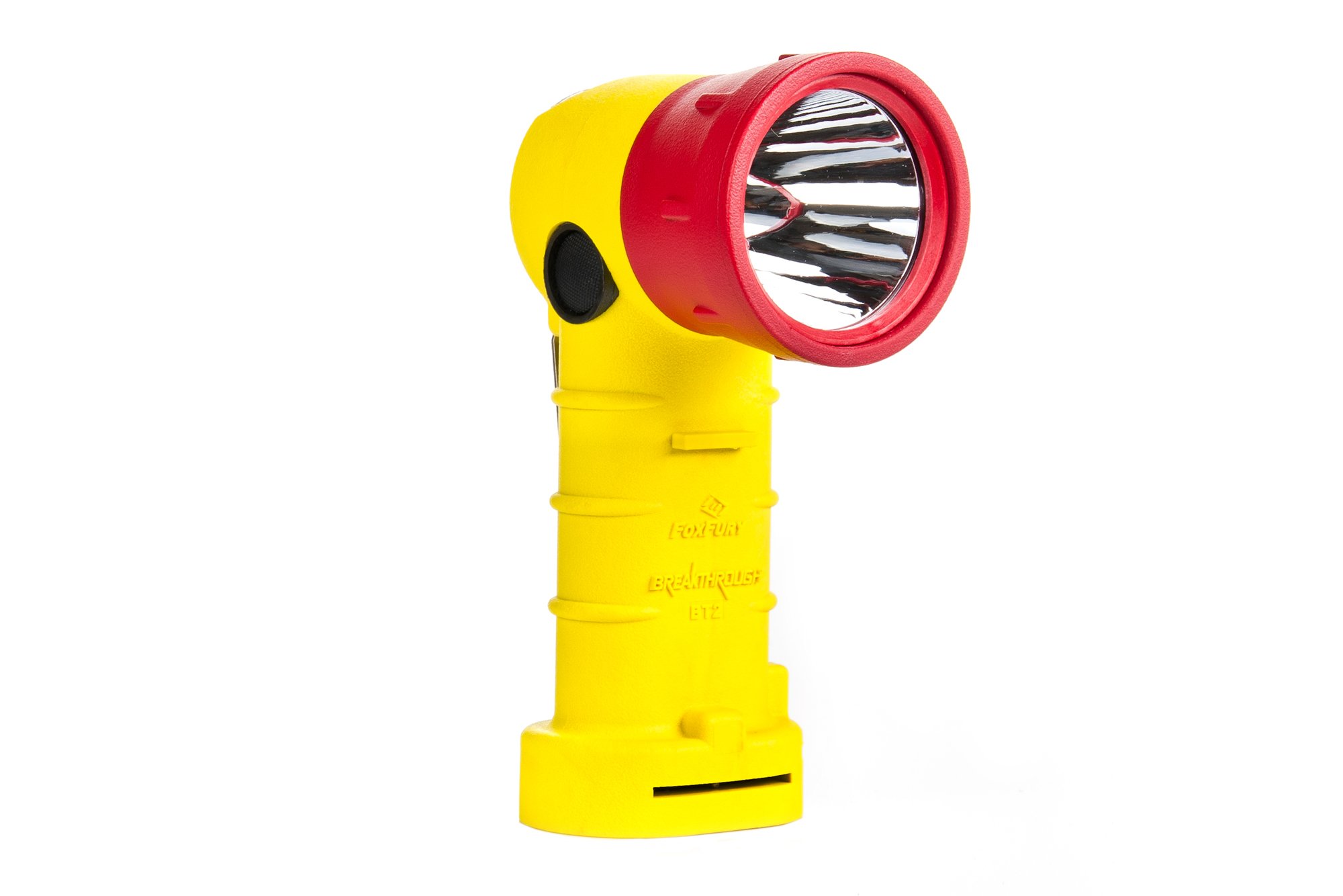 BT2 Right Angle Flashlight - Fireproof, Waterproof, Impact Resistant (200 Lumens, Yellow) - Perfect for Camping, Hiking, Emergency Kits & Outdoor Adventures
