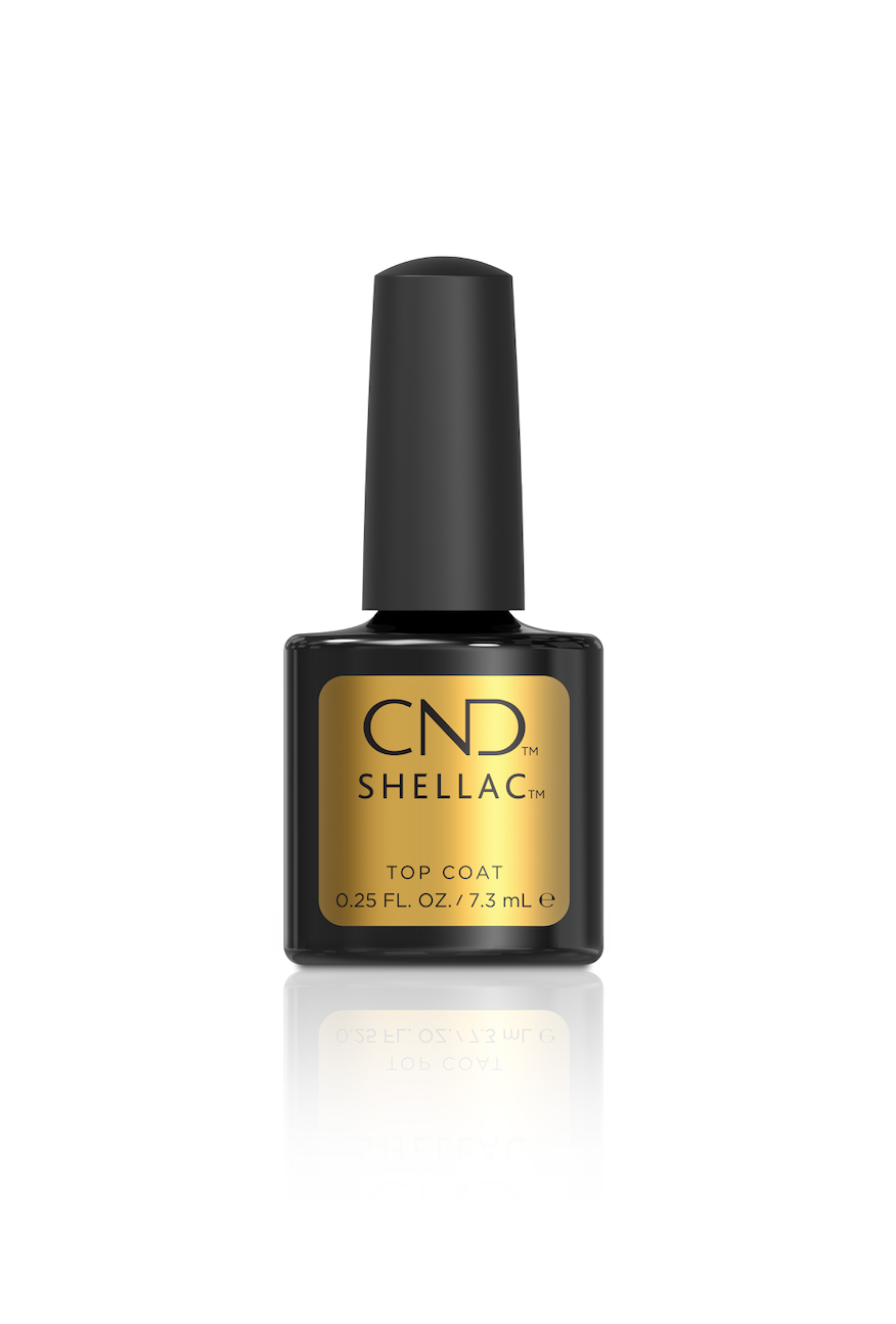 CND Shellac UV Top Coat - Long-Lasting Nail Polish Sealer for Gel Manicures - Perfect for Salon & Home Nail Care