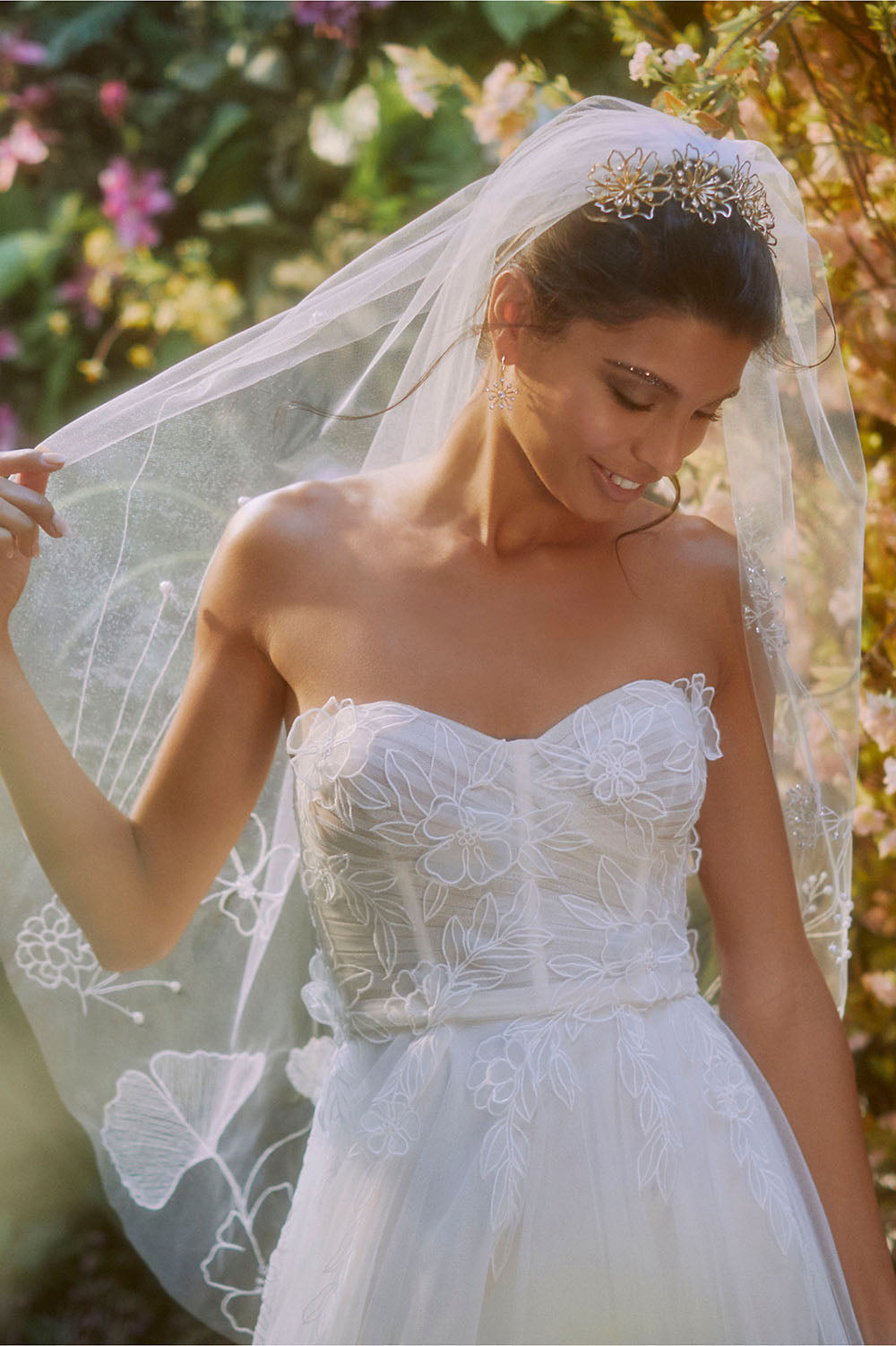 Jenny Yoo Jessilyn Wedding Gown - Elegant A-Line Bridal Dress with Lace Details for Church Ceremony & Formal Events