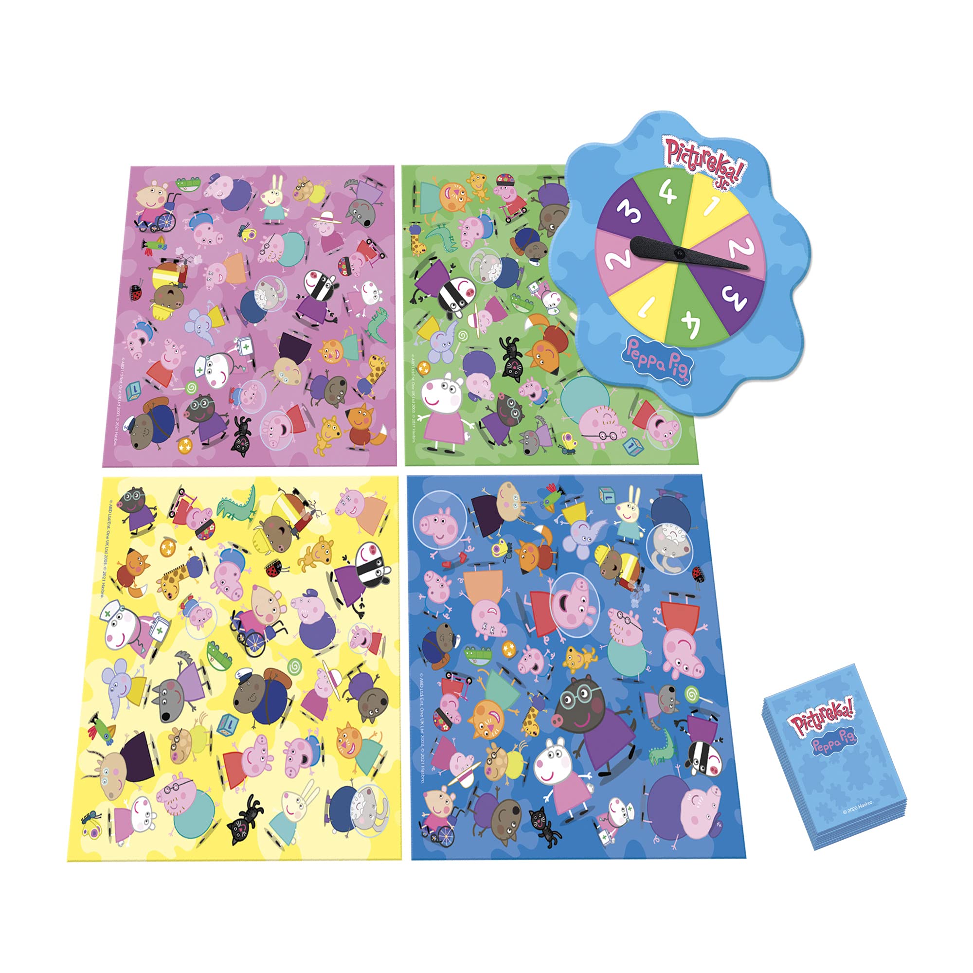Peppa Pig Pictureka! Junior Board Game - Fun Preschool Learning Game for Kids Ages 4+ | No Reading Required | English Version | Perfect for Family Game Night & Early Childhood Education