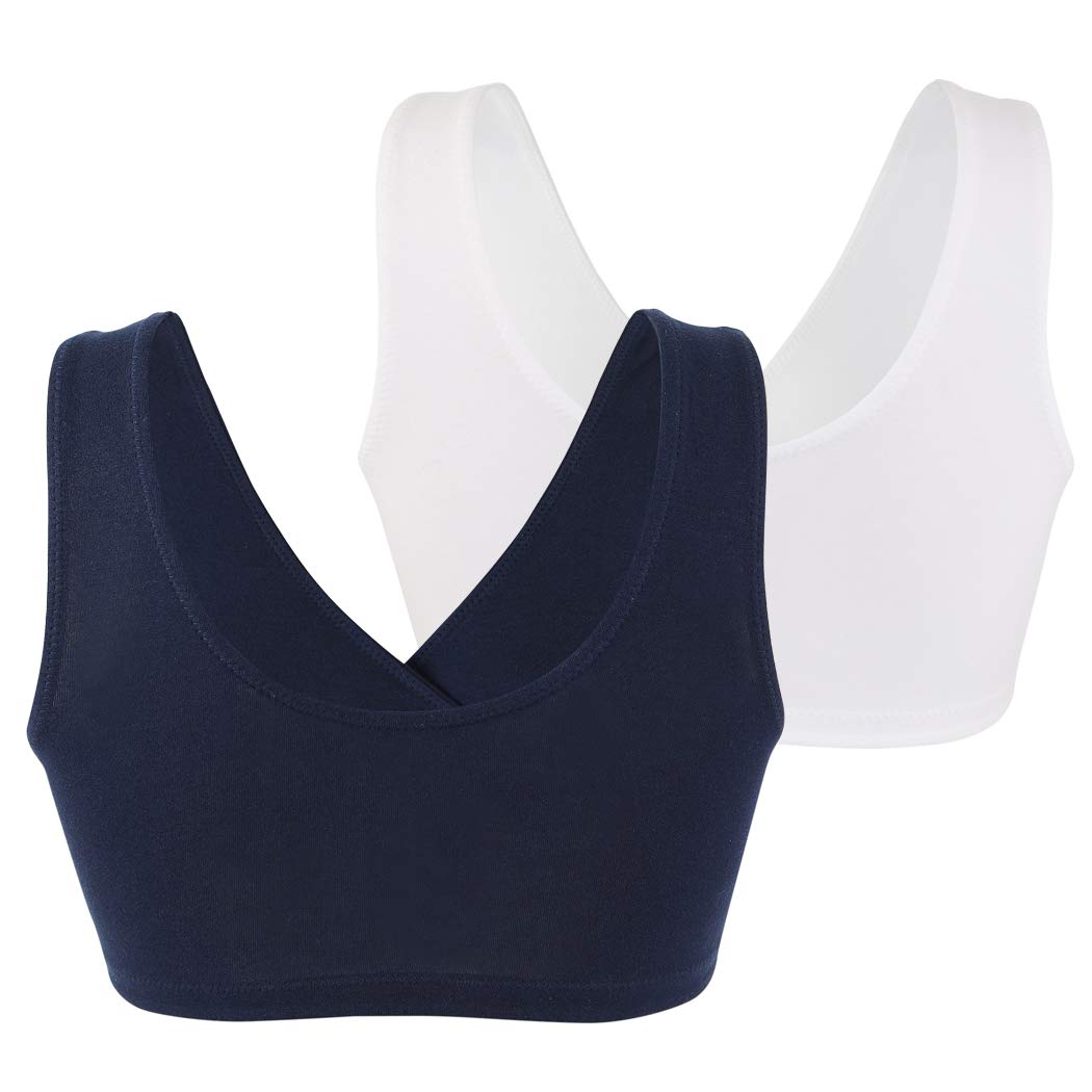 KUCI Maternity Nursing Bra - Wireless Cotton Breastfeeding Bra for Sleep & Comfort - Perfect for Pregnancy, Nursing and Postpartum Recovery