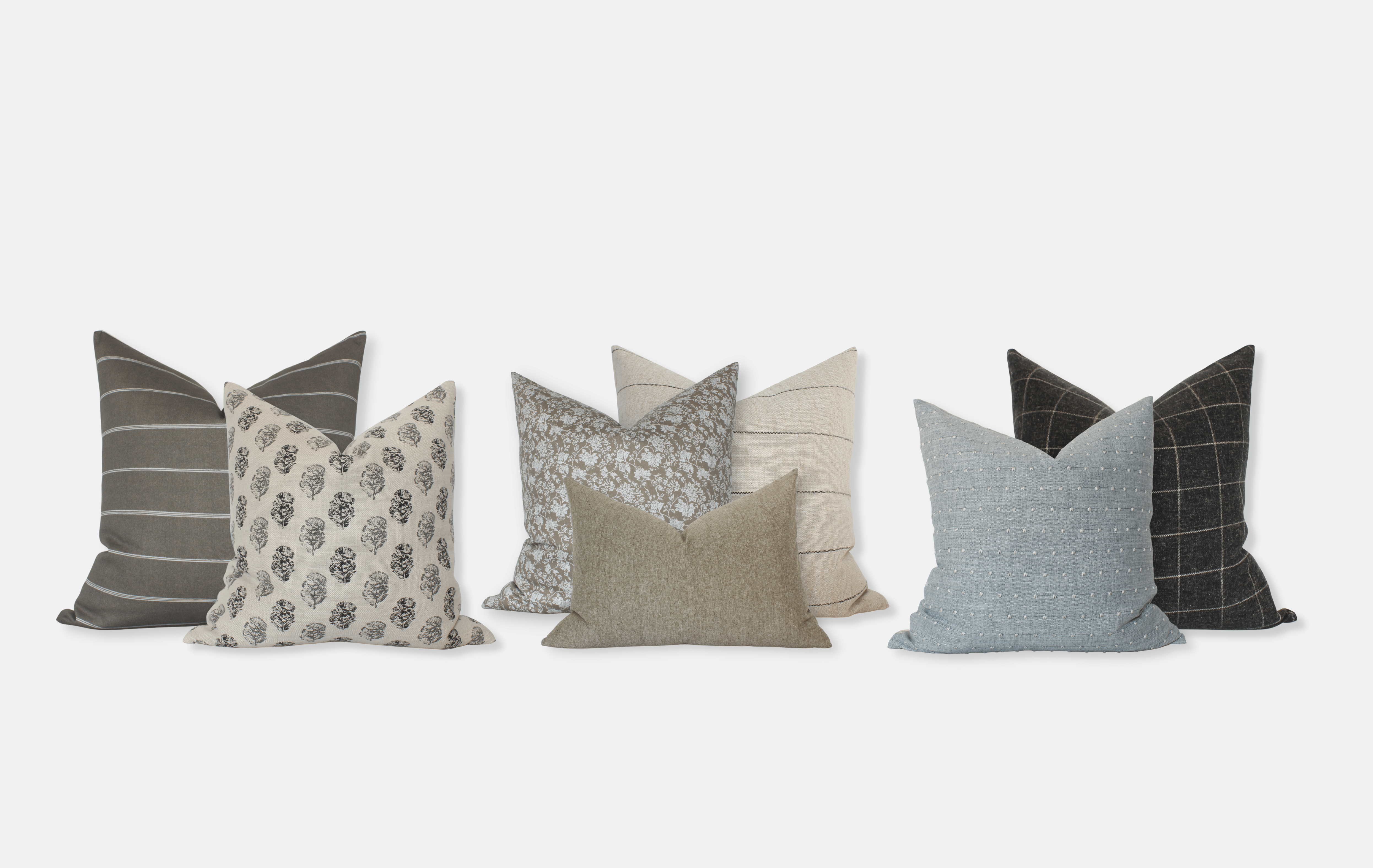 Taylin 7-Piece Sectional Pillow Set - Soft & Stylish Throw Pillows for Sofa, Couch, Bed - Perfect for Living Room, Bedroom Decor & Home Styling