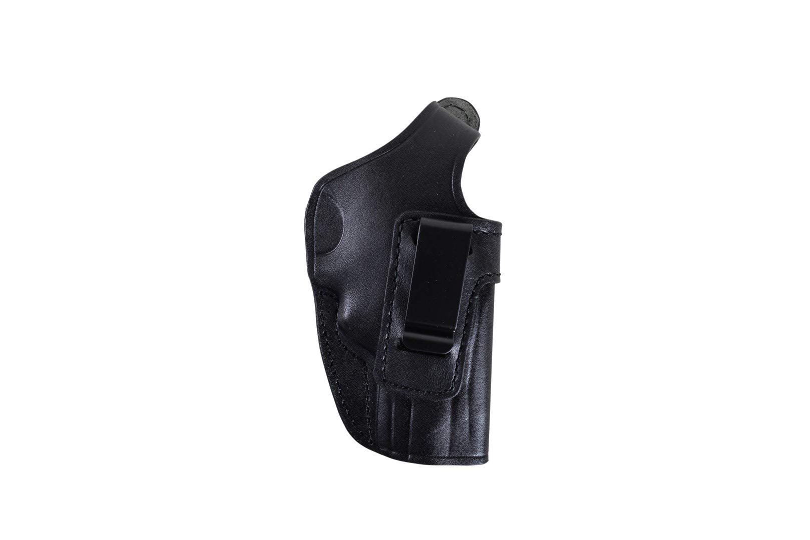 **Handcrafted Leather IWB Holster for 3-Inch Revolver - Compatible with 357 Magnum Series (Black-Brown) | Concealed Carry, Everyday Use & Outdoor Activities**