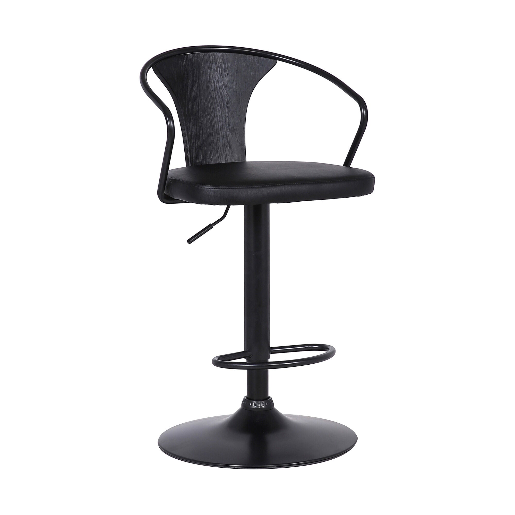 Adjustable Height Swivel Bar Stool - 24