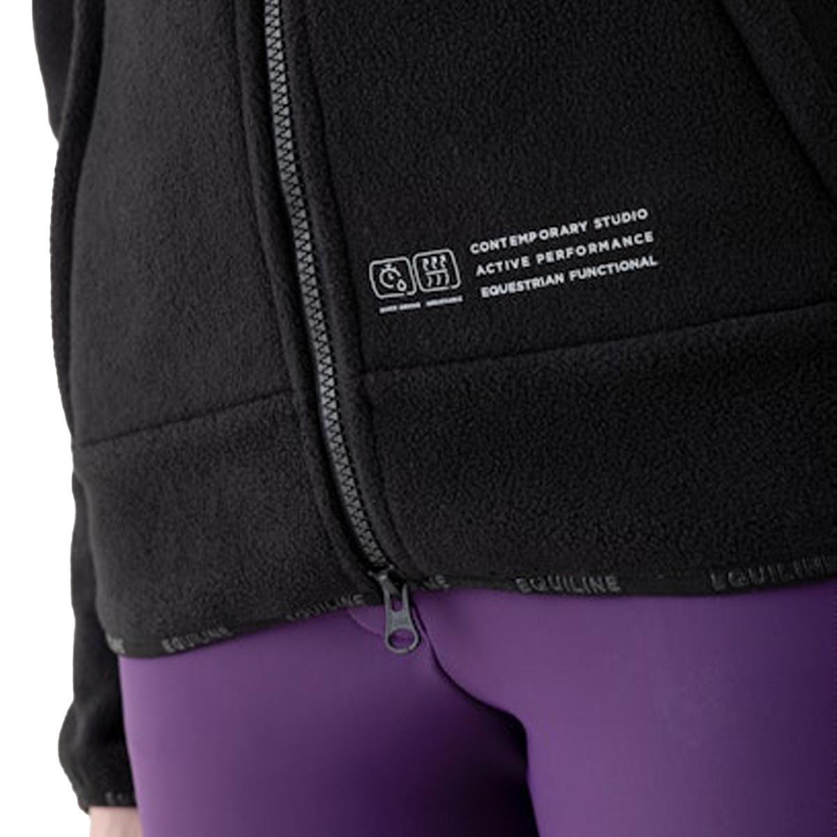 Equiline Women's Corey Fleece Jacket - Soft Warm Winter Coat, Lightweight Outdoor Jacket for Hiking, Running & Casual Wear