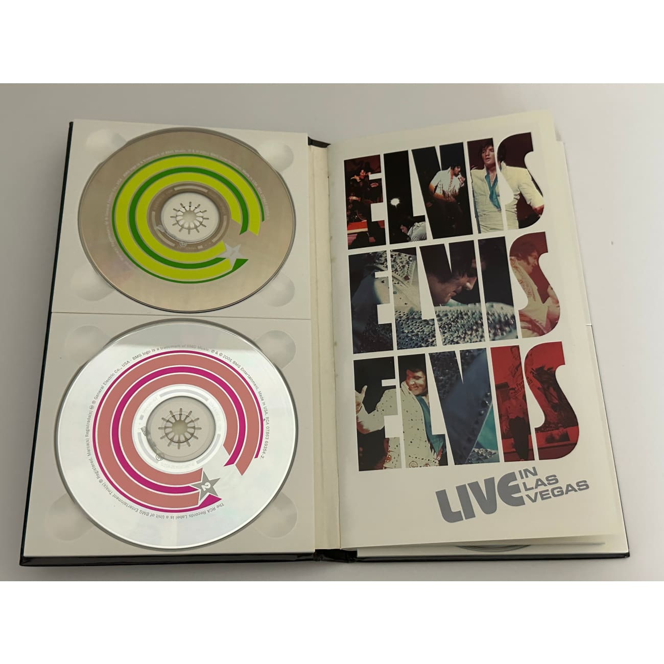 Elvis Presley Live in Las Vegas 4 CD Box Set with Booklet - Limited Edition 2001 BMG 07863 69354 2 - Perfect for Elvis Fans & Music Collectors, Great Gift for Christmas & Birthdays