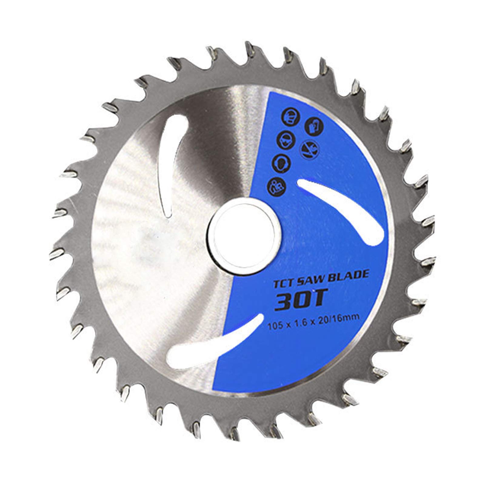 30/40T 105mm Circular Saw Blade for Wood, Metal & Chipboard - Compatible with Angle Grinder, Multitool & Power Tools - Includes 16/20mm Mandrel Rotary Kit (1PC) - Perfect for DIY Projects, Woodworking & Metal Cutting