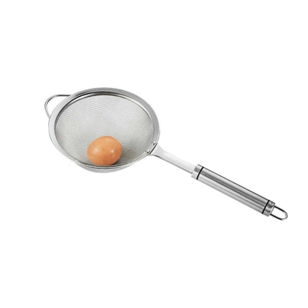 Premium Stainless Steel Fine Mesh Kitchen Sifter - Flour Sieve & Colander for Baking, Cooking, Powder Sifting (Large Size) | Ideal for Home Bakers, Pastry Chefs & DIY Cooking Enthusiasts