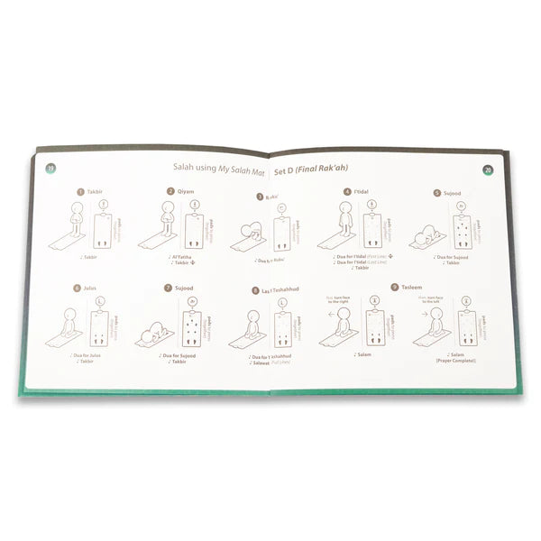 Interactive Adult Prayer Mat - Non-Slip, Portable & Comfortable for Home, Mosque & Travel - Perfect for Daily Islamic Prayers & Meditation