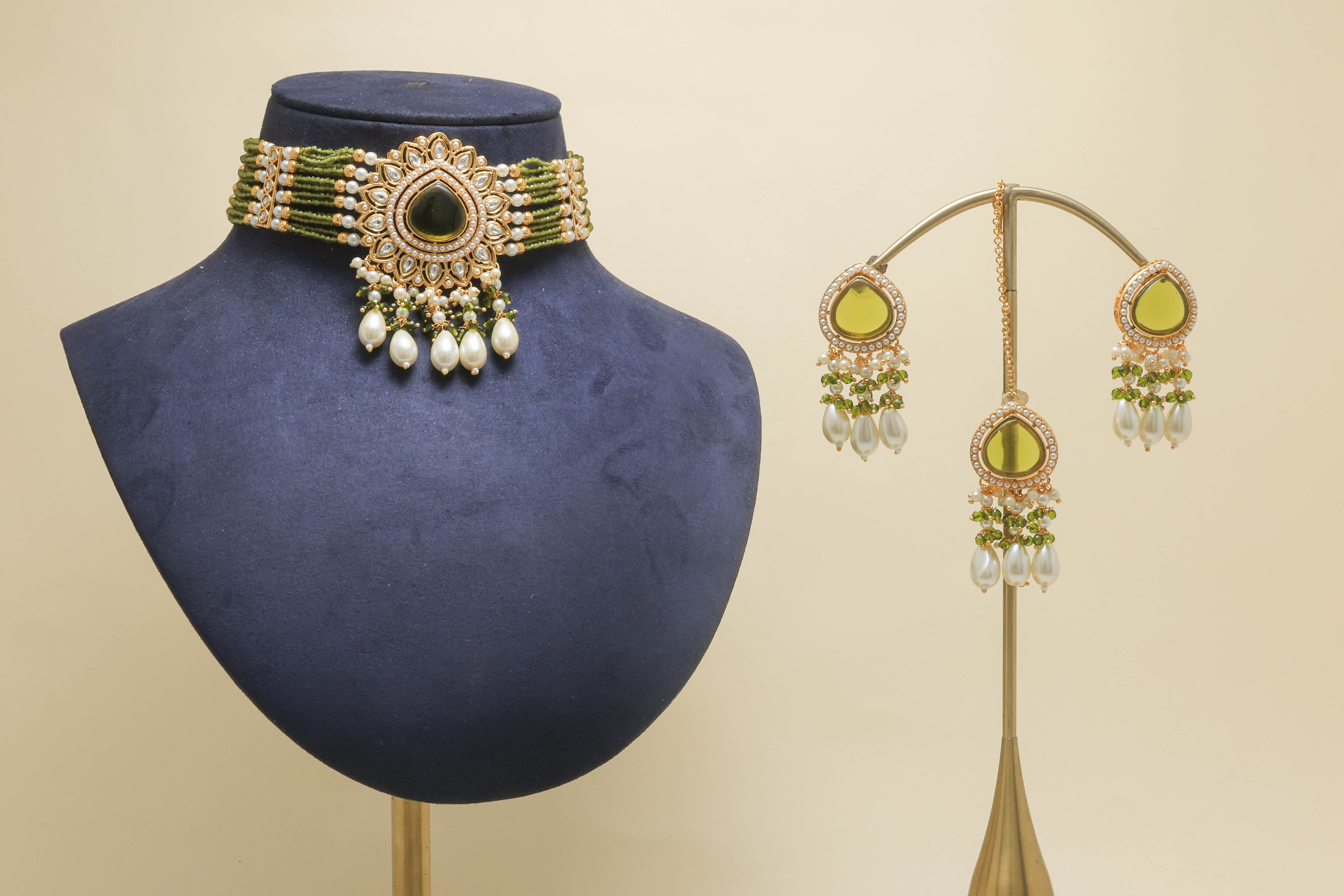 VARIKA STONE Full Set - Natural Gemstone Jewelry Collection for Women | Perfect for Gifts, Parties & Everyday Wear