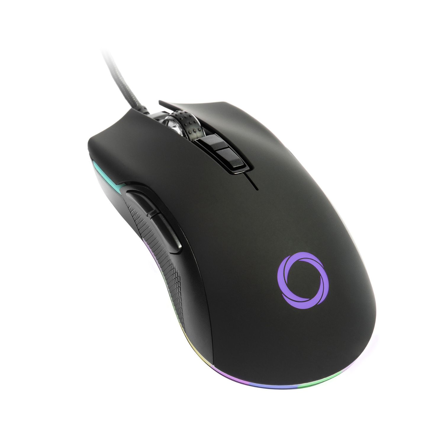 Nibio Wired Gaming Mouse with RGB Lighting - 12,000 DPI High Precision, Ergonomic Design for PC Gamers - Perfect for FPS, MOBA, and Esports Gaming