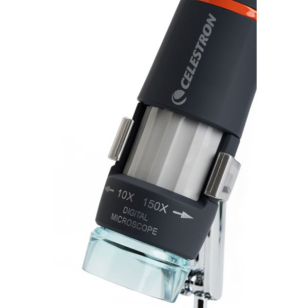 Celestron 44302 Deluxe Handheld Digital Microscope with 2MP Camera - Perfect for Coin Collecting, Jewelry Inspection & Science Education