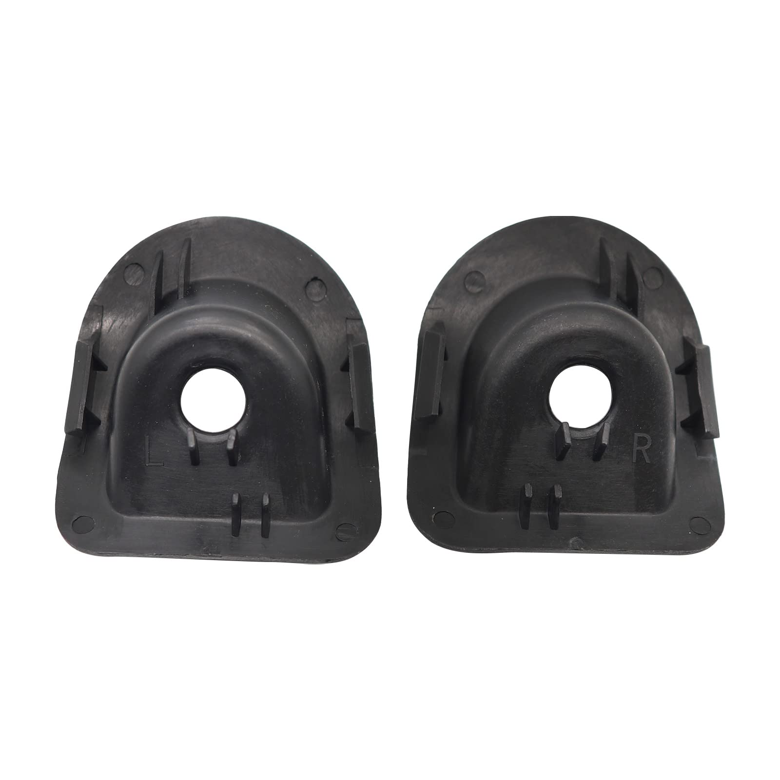 NLQR Right & Left Door Lock Grommets Pair - Black - Compatible with Ford Mustang 2006-2014 - Perfect for Door Lock Repair & Replacement
