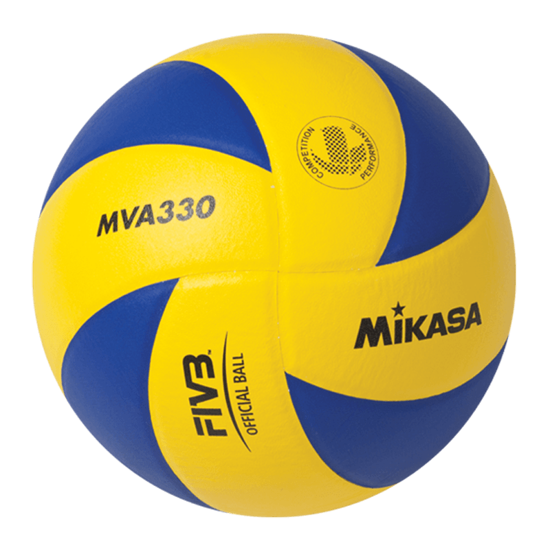 Mikasa MVA330 Official Club Volleyball - Premium Synthetic Leather for Indoor & Outdoor Games - Perfect for Training, Matches, and School Sports