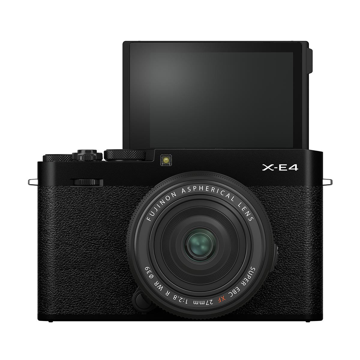 Fujifilm X-E4 Mirrorless Digital Camera with XF 27mm f/2.8 R WR Lens Kit (Black) - Compact Travel & Street Photography Camera for Vlogging and Everyday Shooting
