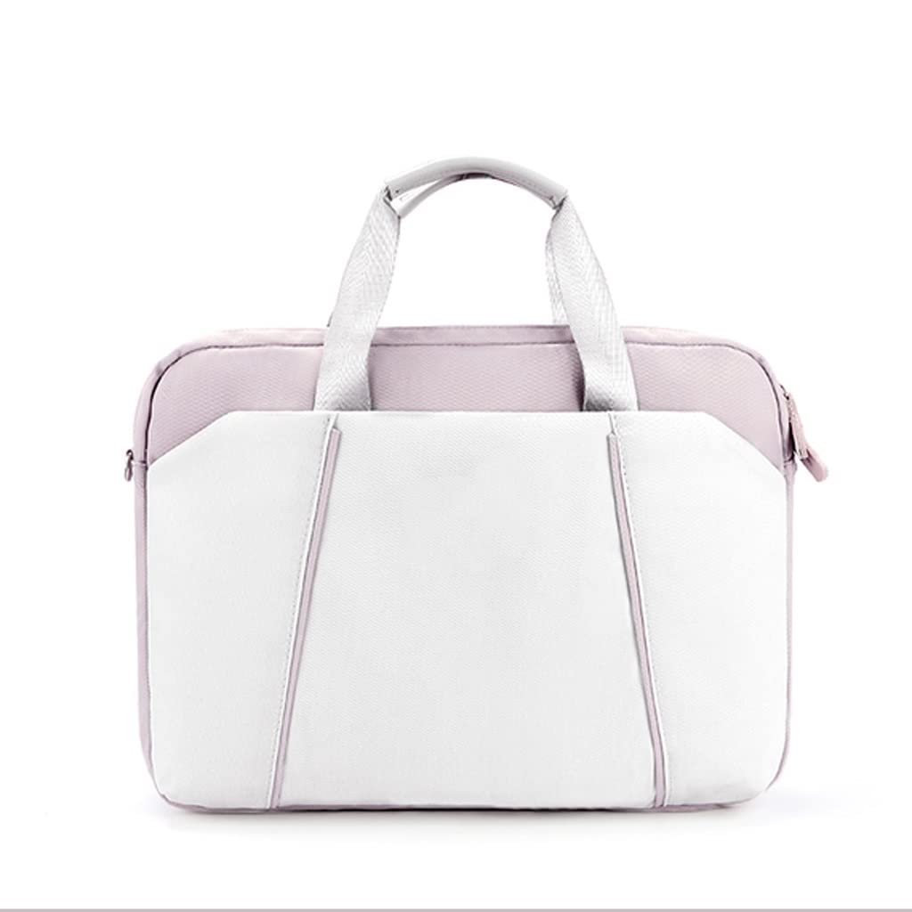 QZH 15.6 Inch Portable Diagonal Laptop Bag Sleeve - Lightweight Unisex Shoulder Tote Case for MacBook Pro/Air, Dell, HP (13-15.6 Inch) - Perfect for Work, Travel & College Students