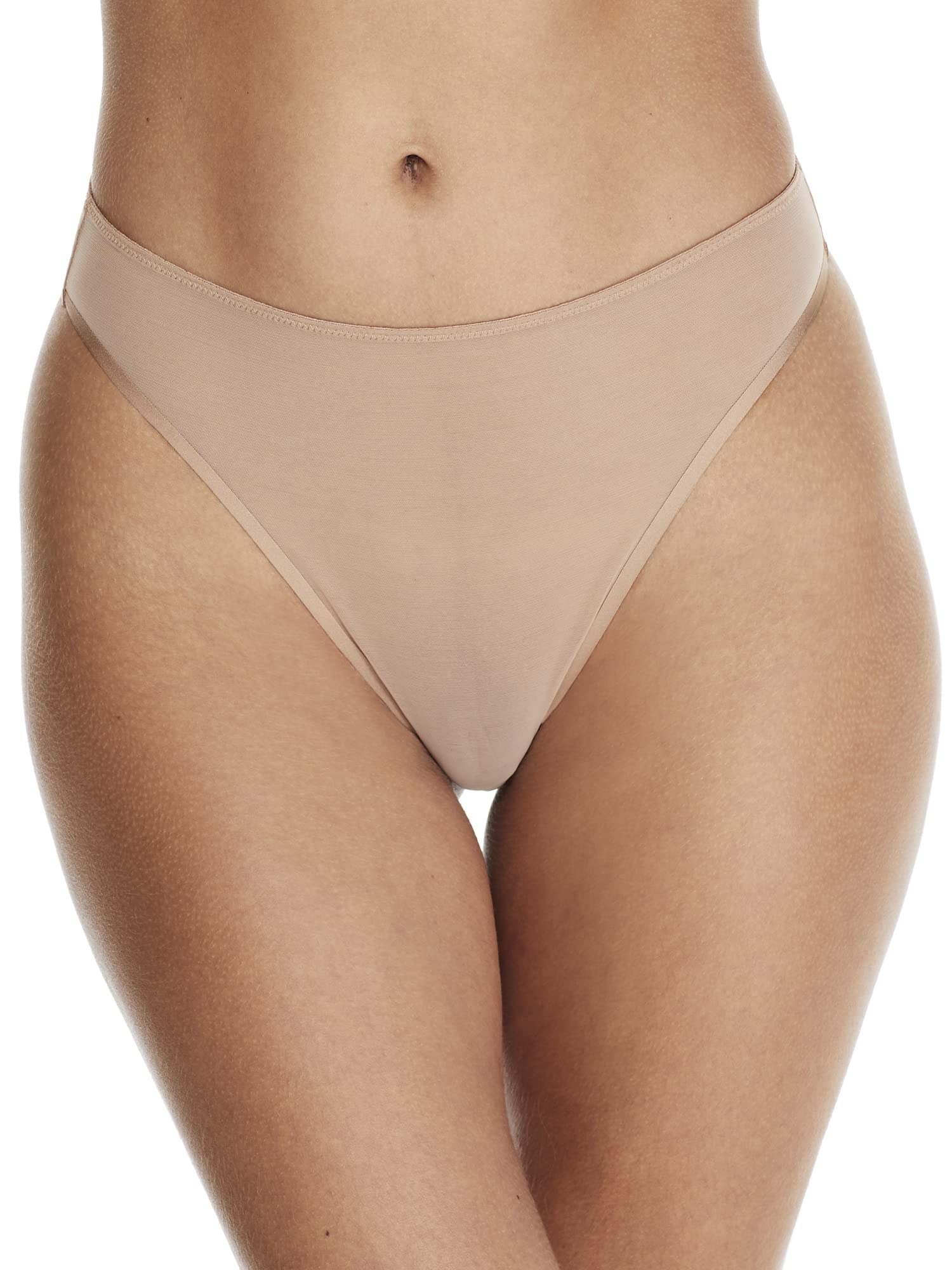 Sheer Mesh Hi-Cut Briefs for Women - Sexy Lingerie Underwear with Comfortable Fit - Perfect for Date Night, Boudoir Photography & Romantic Occasions