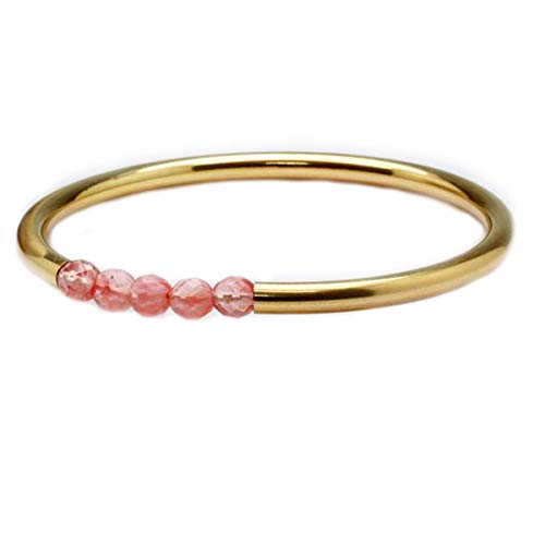 Quartz Beaded-Bangle