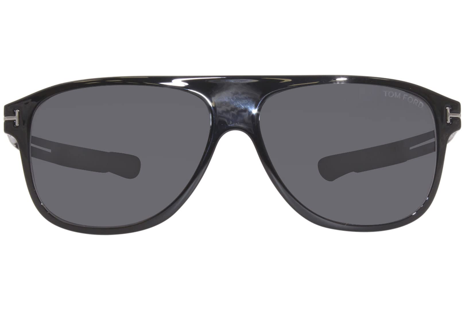 Tom Ford FT 0880 Todd 01A Sunglasses - Shiny Black Frame with Smoke Lenses for Men | UV Protection & Polarized | Perfect for Driving, Beach & Outdoor Activities