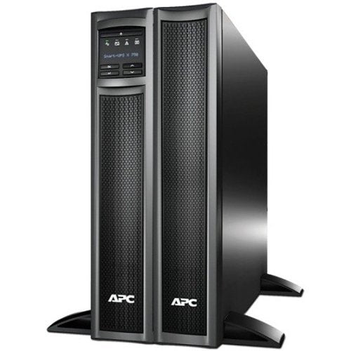 APC SMX750C Smart UPS 750VA 2U Rackmount/Tower Uninterruptible Power Supply with LCD Display & SmartConnect Port - Ideal for Home Office, Server Rooms & Network Equipment Backup
