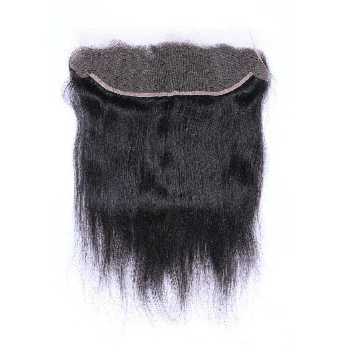 100% Virgin Human Hair Frontal - Natural Black Straight Hair Lace Front Wig for Women - Perfect for Daily Wear, Parties & Special Occasions