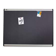 Magnetic Fabric Bulletin Board with Clips & Magnets - 3ft x 2ft - Perfect for Home Office, Classroom & Kids Room Organization - AM