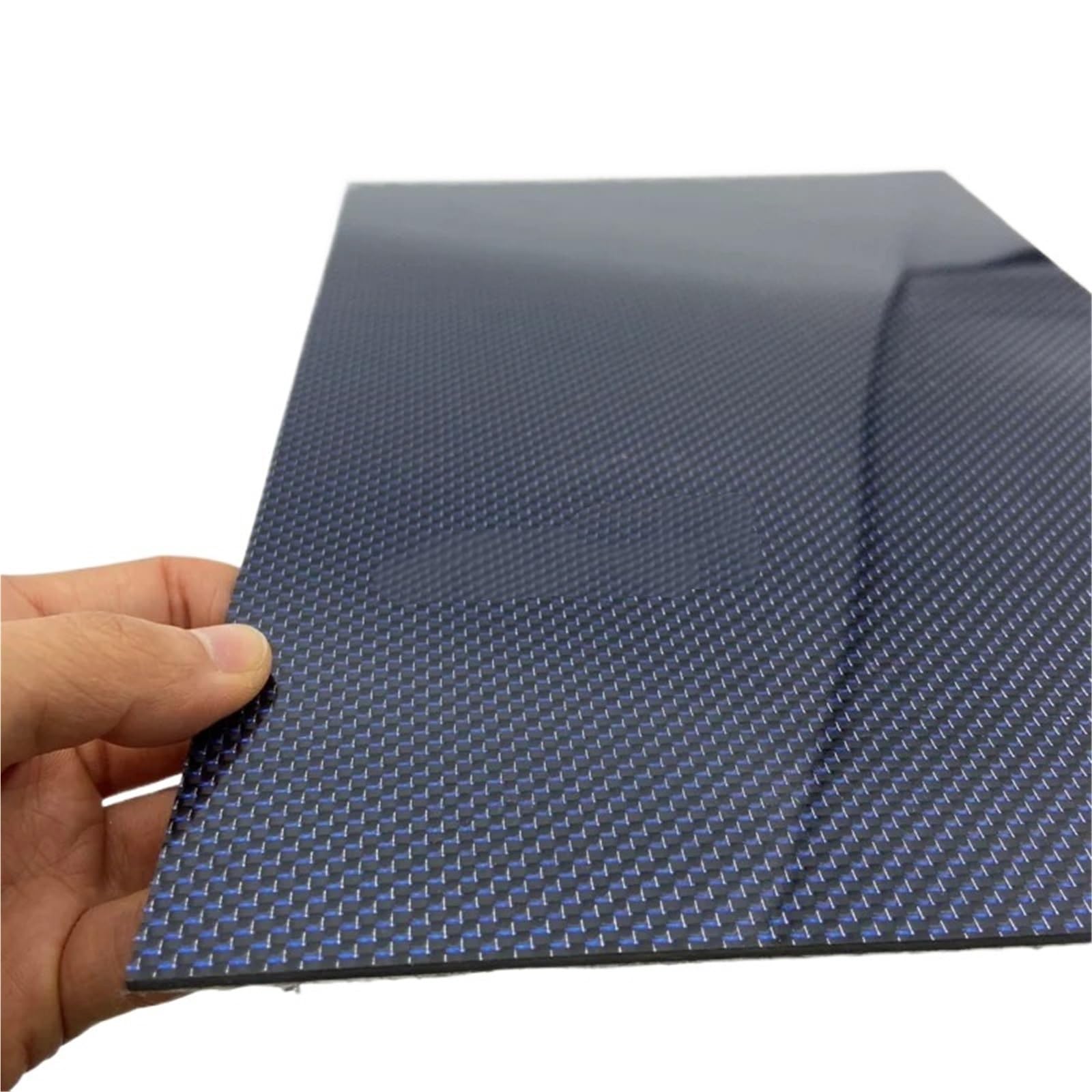 3K Carbon Fiber Plate 400x500mm - 1mm/2mm/3mm Thickness in Red, Orange, Yellow, Green, Blue - High-Strength Composite Panel for Automotive, DIY Projects & Industrial Use (3.0mm Orange)