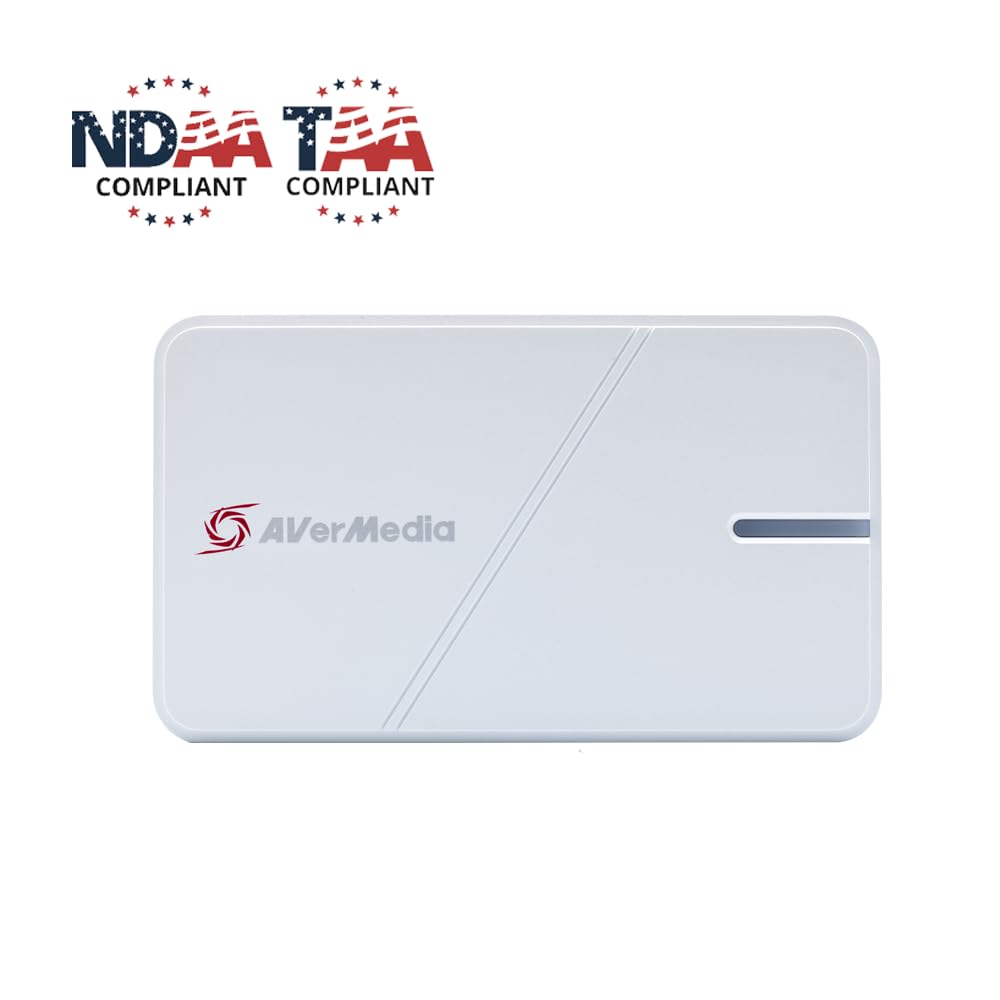 AVerMedia GC551G2 Live Gamer Extreme 3 White - 4K Capture Card for Streaming, 1440p120 Video Capture Device for PS5, Xbox Series X/S, Nintendo Switch, PC | Compatible with Twitch, OBS, Windows & Mac | Perfect for Game Streaming, Live Broadcasts & Content Creation