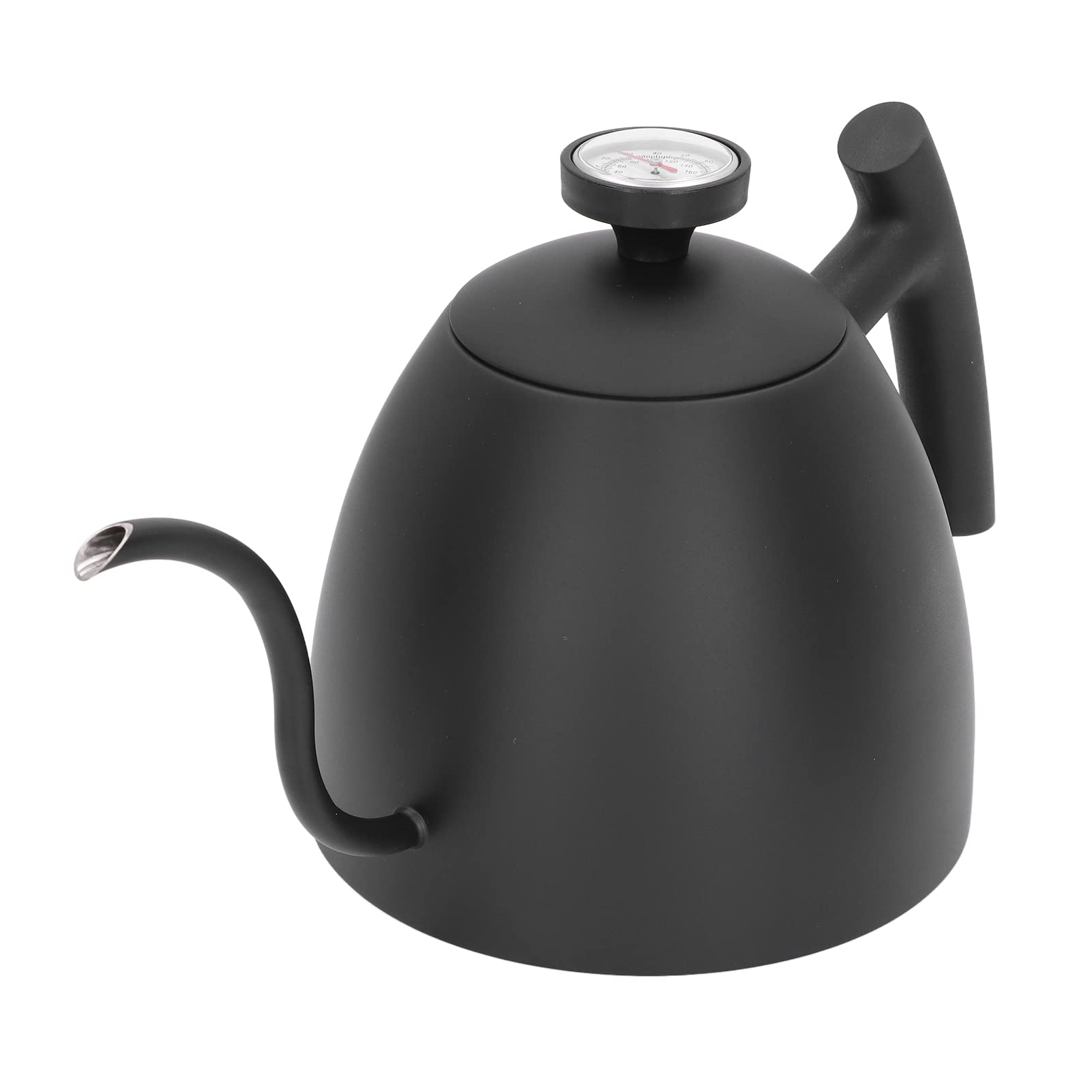 Wobythan 800ml Stainless Steel Gooseneck Kettle for Pour Over Coffee & Tea - Precision Narrow Spout, Built-in Thermometer - Perfect for Home Brewing, Hand Drip Coffee, and Specialty Tea Preparation