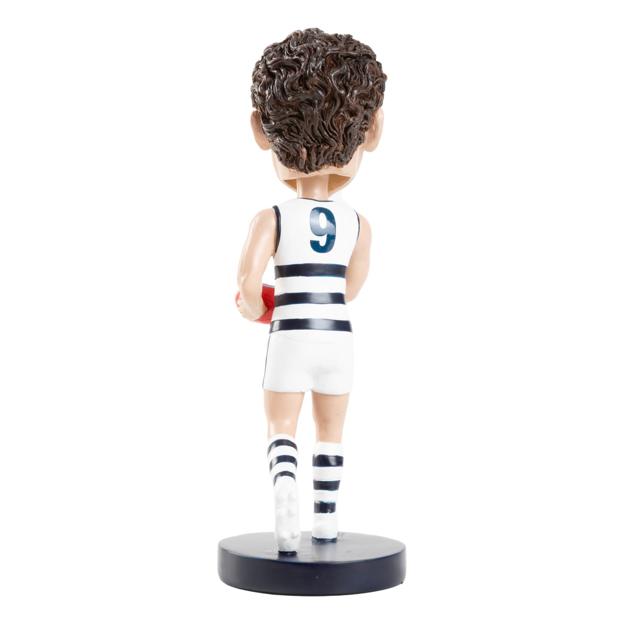 AFL Geelong Cats Max Holmes Bobblehead - Official AFL Collectible for Fans & Sports Memorabilia Enthusiasts - Perfect for Home, Office, or Game Day Decor