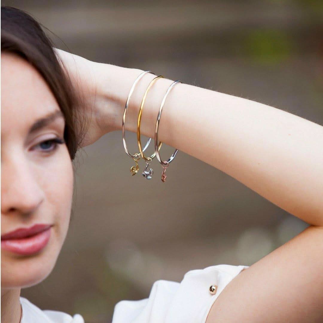Elegant Bird Bangle Bracelet - 18K Gold Plated & Sterling Silver Jewelry for Women | Perfect Gift for Birthday, Anniversary & Special Occasions