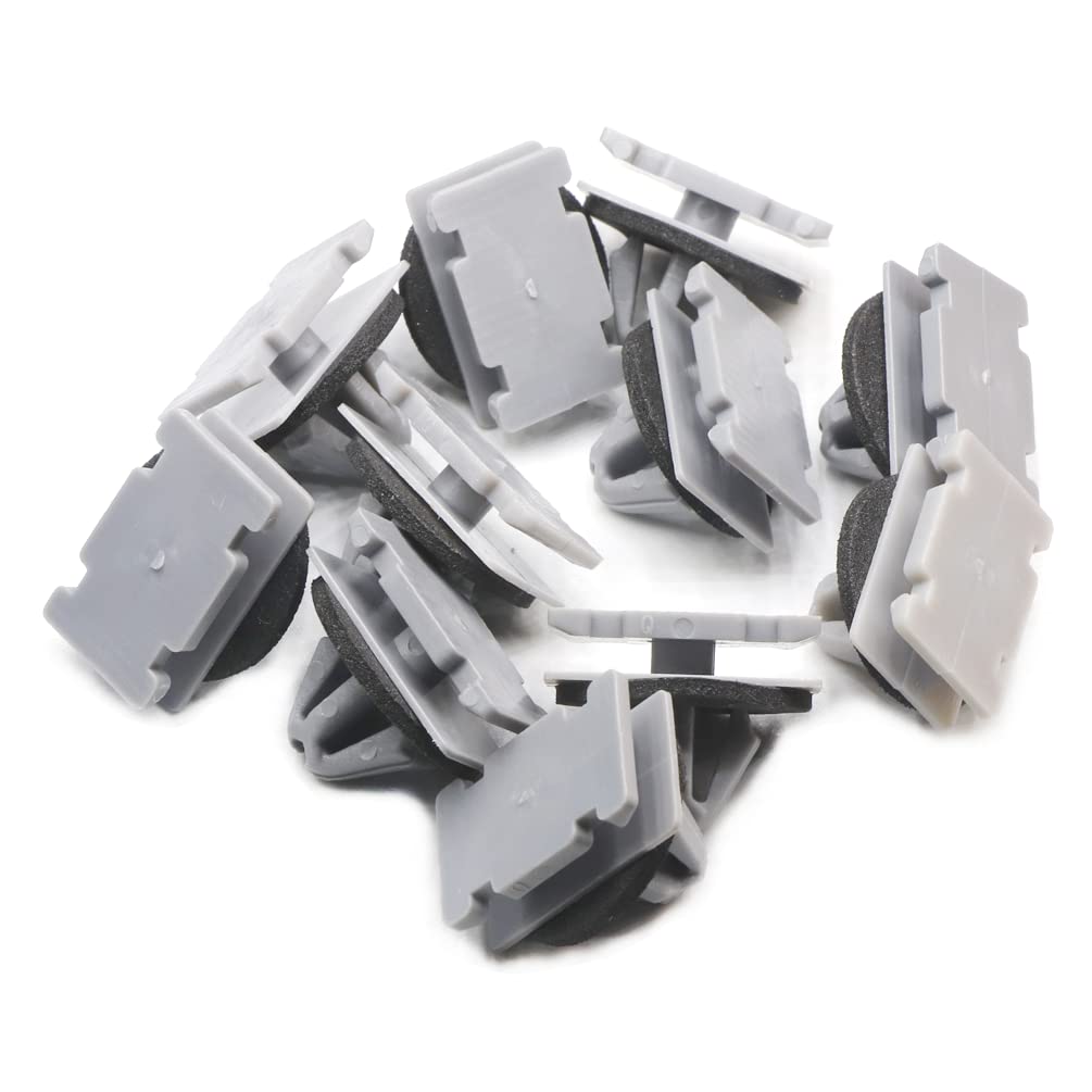 20 Pcs Rocker Moulding Clips with Sealer - Compatible with GM 11571175 & Chrysler 68172491AA - Perfect for Auto Body Repair and Panel Fastening