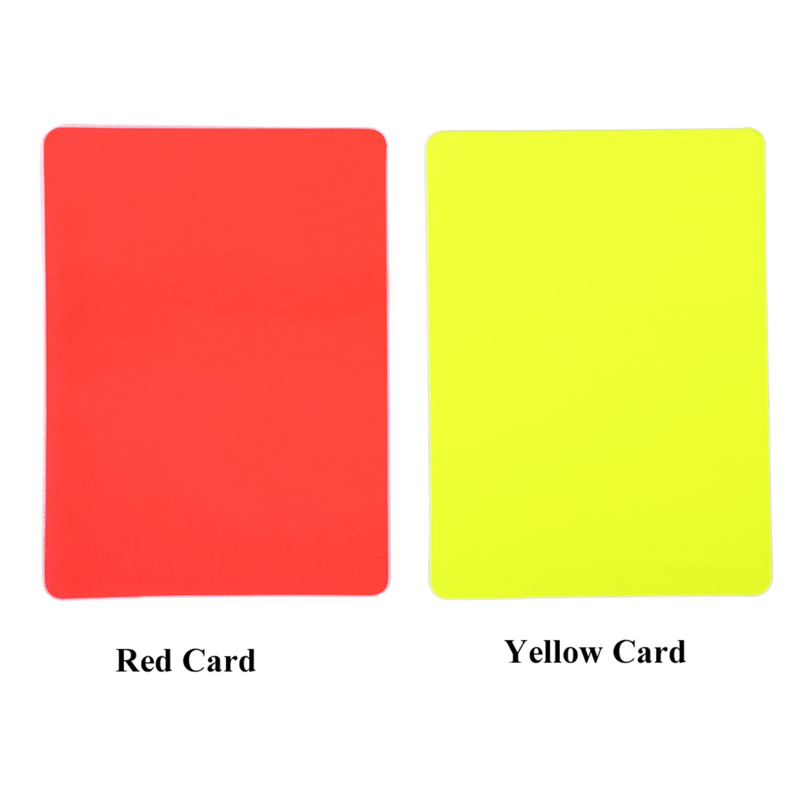 Professional PVC Soccer Referee Cards - Red & Yellow Penalty Cards for Football Matches & Competitions | Perfect for Coaches, Referees & Sports Enthusiasts