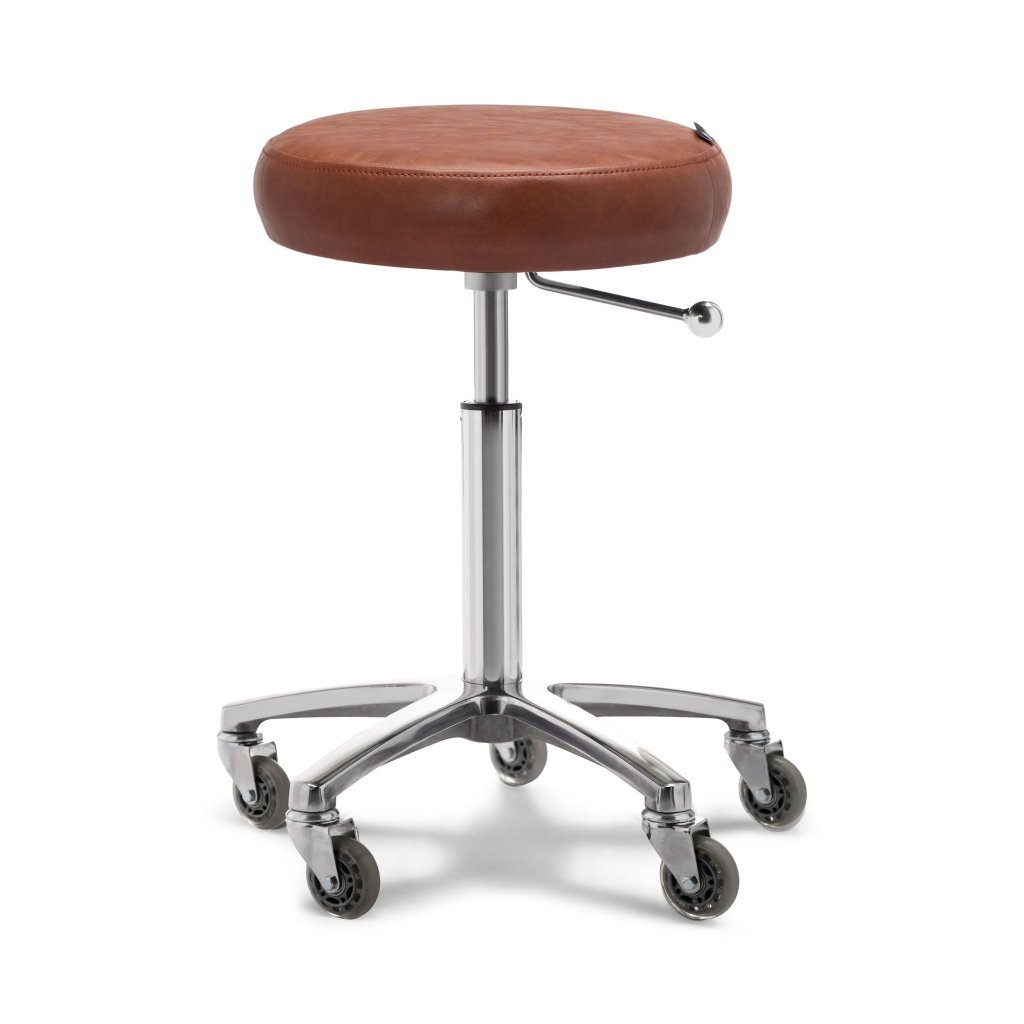 Lanvain® Soft Canada Salon Stool Chair - Adjustable Height Rolling Stool for Hairstylists, Technicians, Doctors & Therapists - Ergonomic Design for Clinics, Salons & Medical Offices | Perfect for Hair Styling, Massage Therapy & Patient Consultations