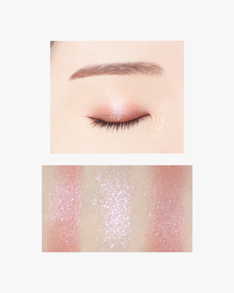 CANMAKE Juicy Pure Eyes - Japanese Creamy Eyeshadow Palette for Natural & Glossy Look - Perfect for Daily Makeup & Party Glam