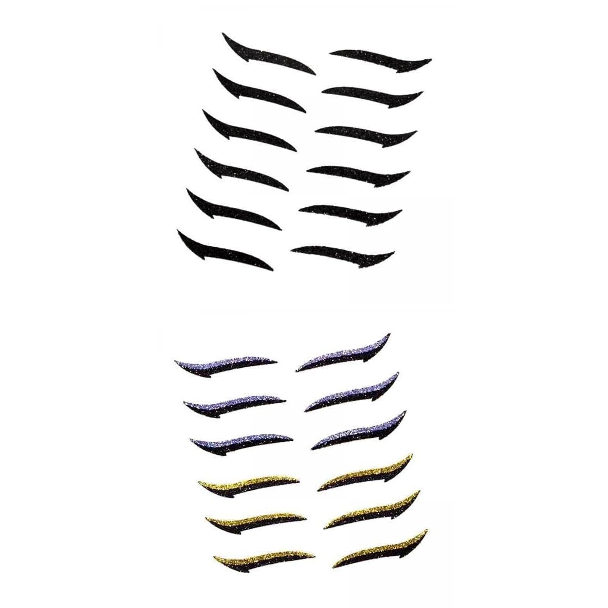 Oshhni 12-Pack Reusable Eyelid Stickers for Hooded Eyes - Double Eyelid Tape for Monolids, Natural Looking Eye Lift - Perfect for Makeup, Cosplay, and Everyday Use