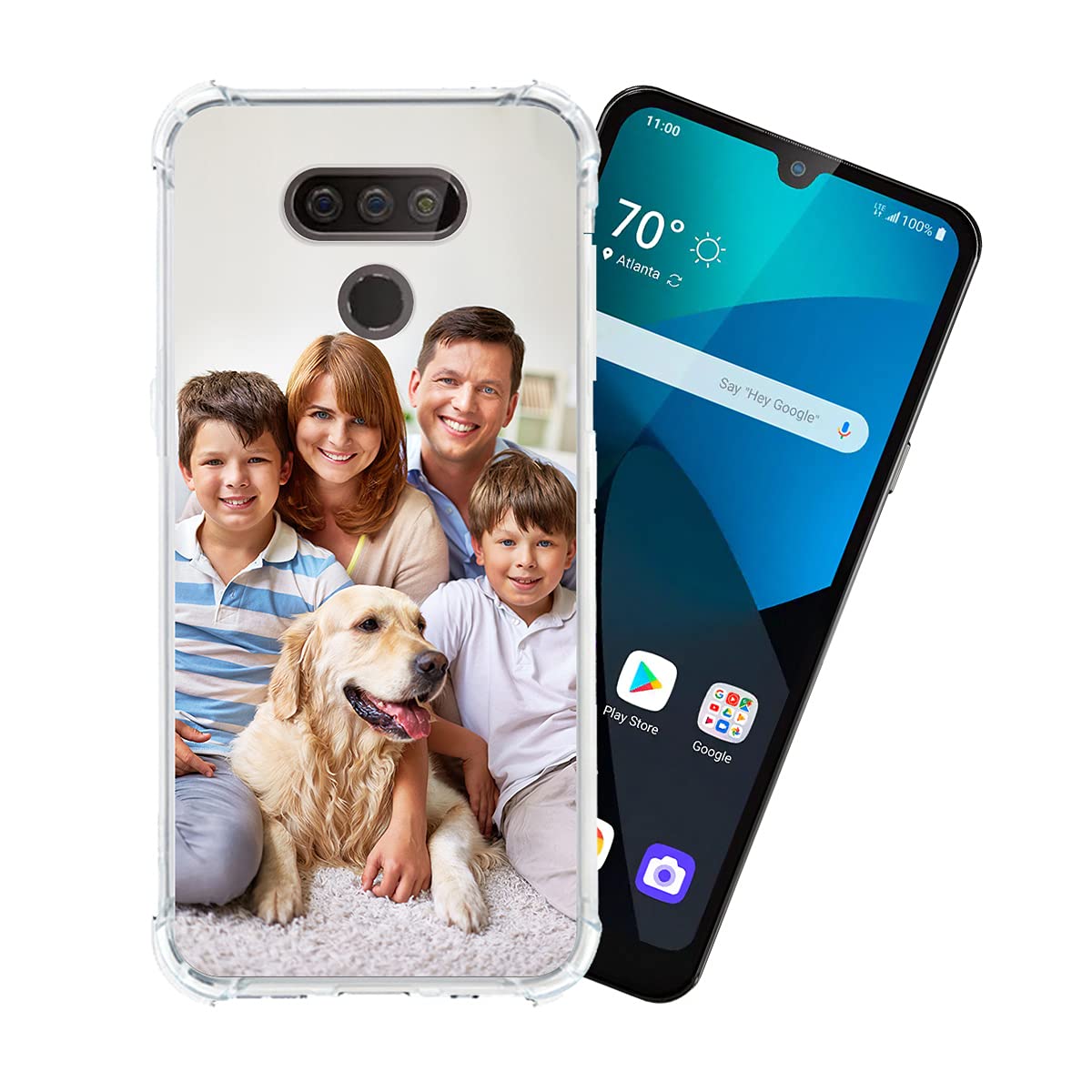 Styletify Custom Photo Case for LG Harmony 4 - Personalized Picture & Text Phone Cover with 4-Corner Airbag Shockproof Protection, Ultra Clear Soft Candy Case - Perfect for Everyday Use, Travel & Gifts