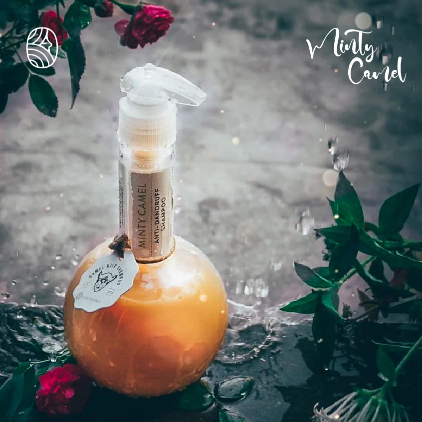 Faith & Patience Minty Camel Anti-Dandruff Shampoo 340ml - Soothing Scalp Care for Dry, Itchy Scalp - Perfect for Daily Use & Hair Revitalization