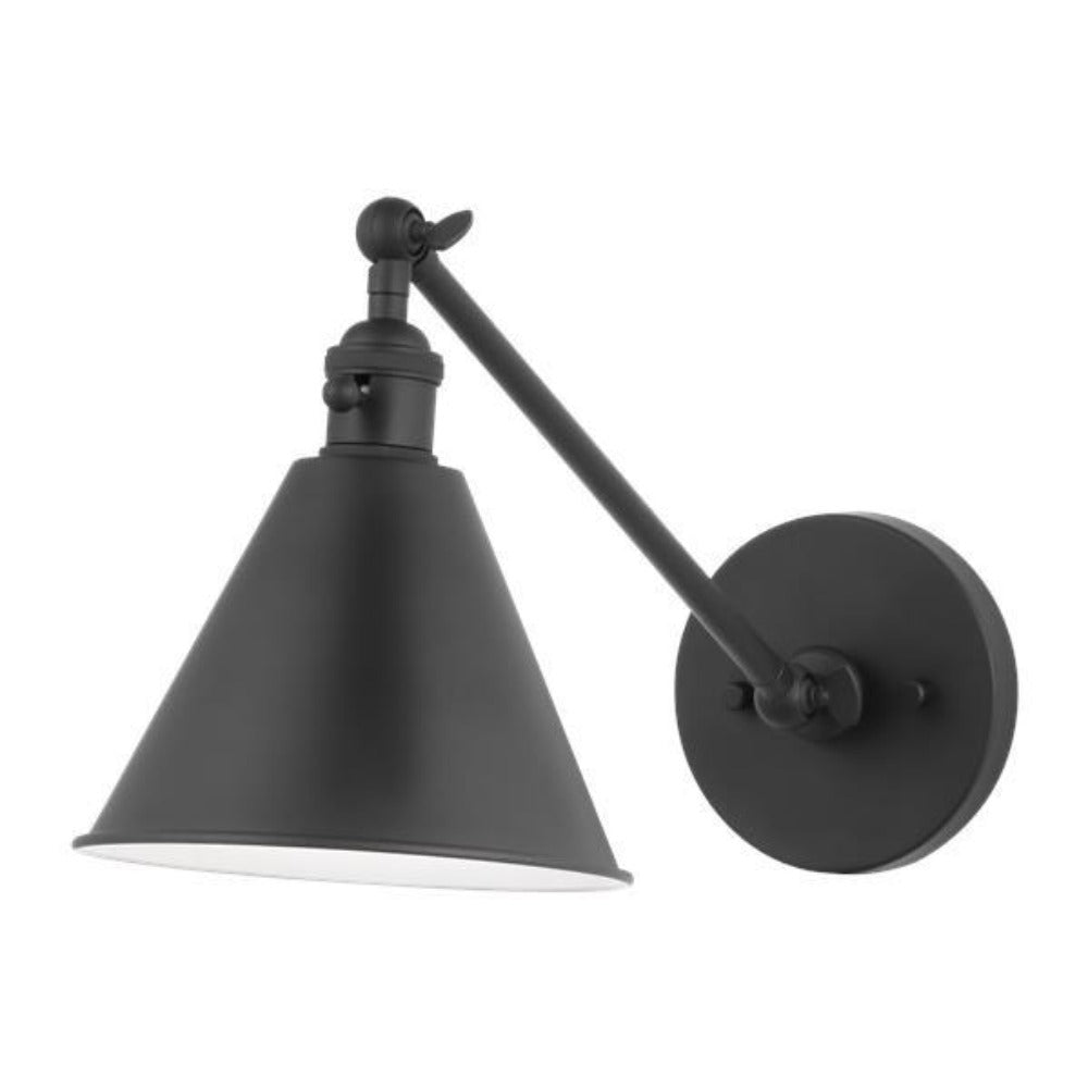 Sabrina Single Arm Sconce Wall Light - Modern Brass Wall Lamp for Bedroom, Living Room & Hallway Lighting - Elegant Home Decor Fixture