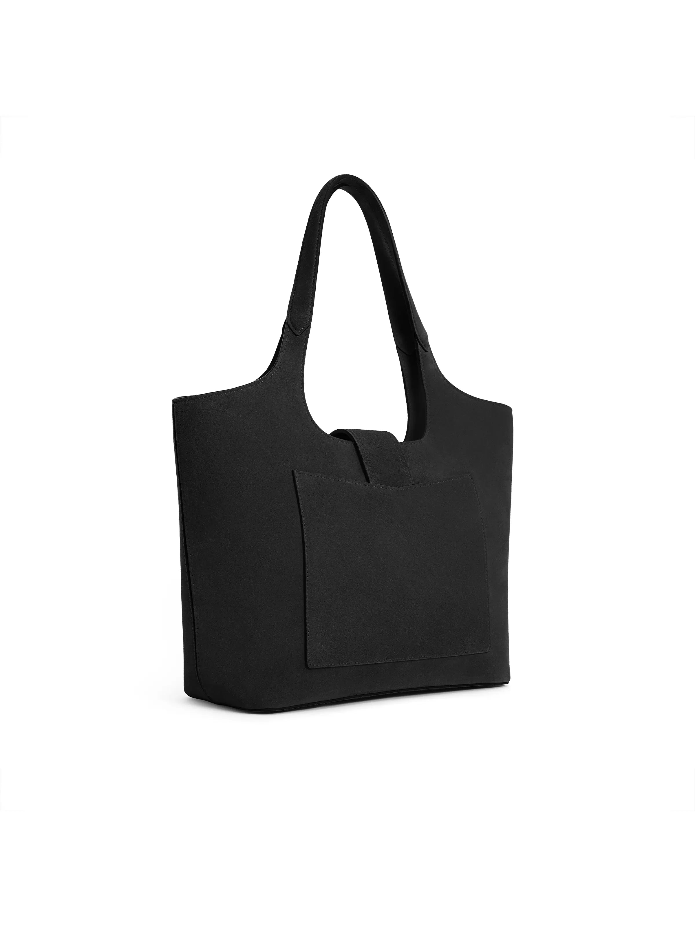Belmont Black Tote Bag for Women - Stylish & Spacious Handbag for Work, Travel & Everyday Use