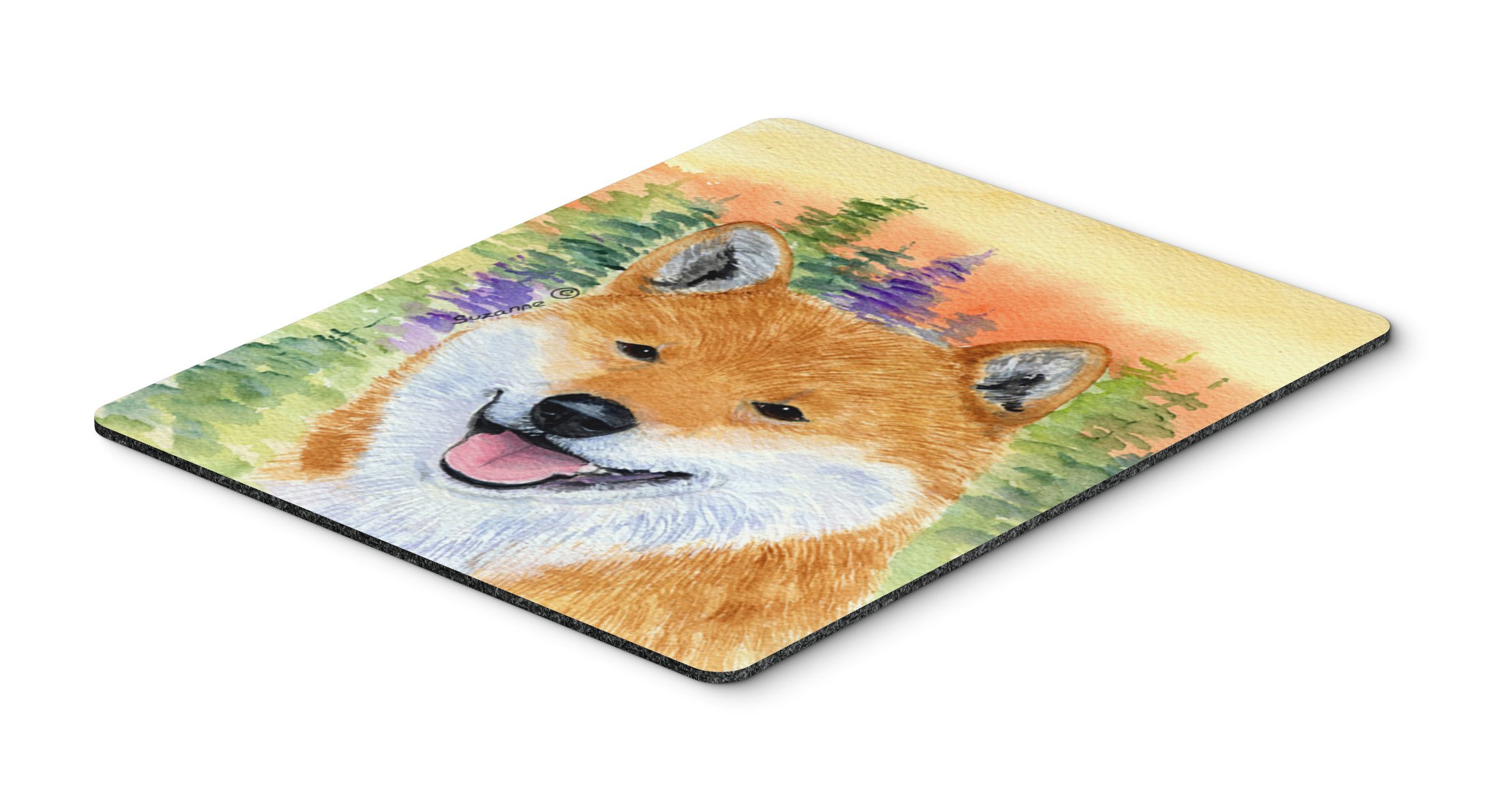 Shiba Inu Mouse Pad & Hot Pad - Washable Large Desk Mat for Home Office, Gaming, Computer & Laptop Use - Perfect for Work, Cooking & Decor